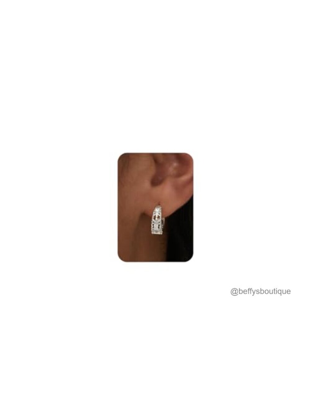 14k Gold Plated Heart Hoop Earrings Hypoallergenic Lightweight Women